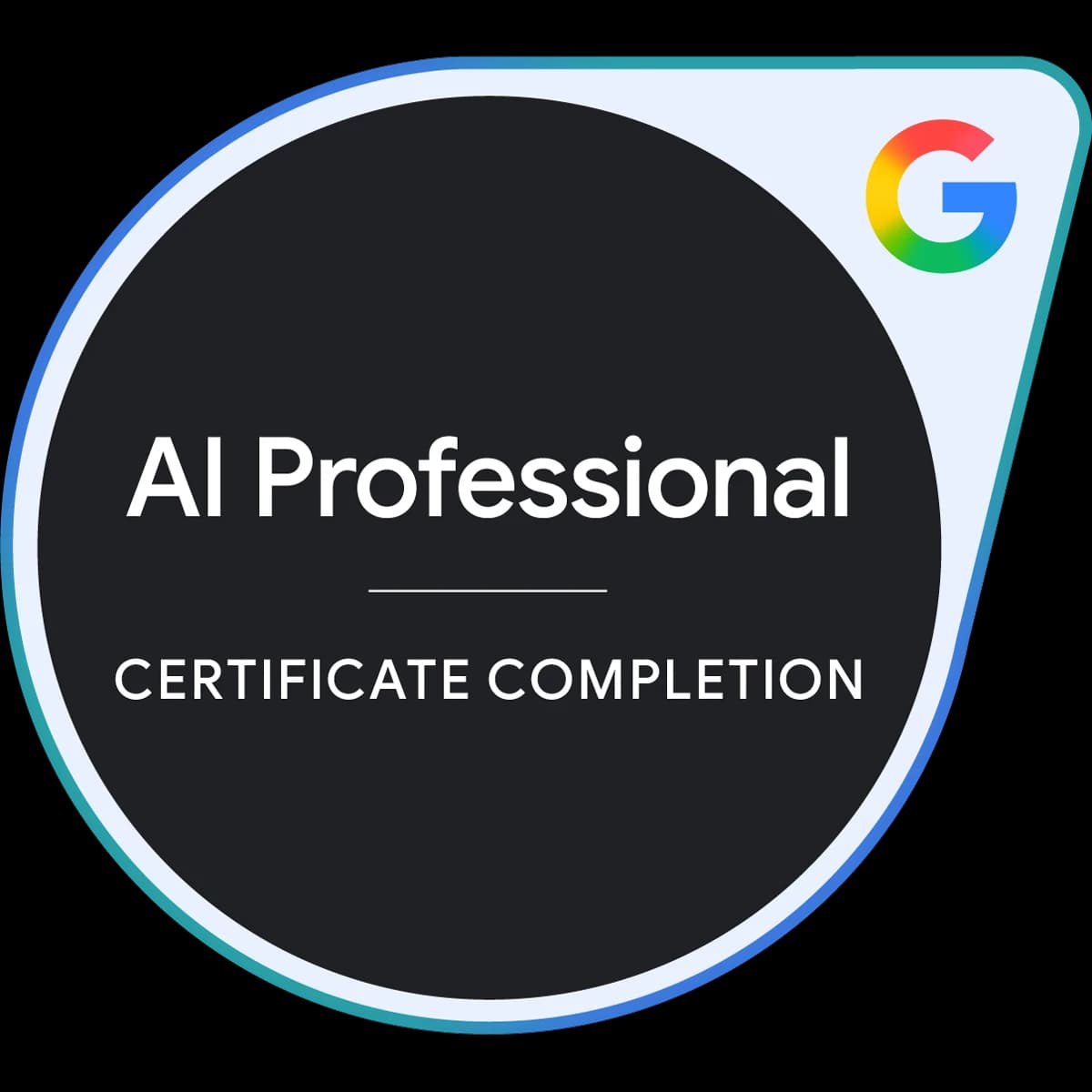 Google AI Professional Credly Badge